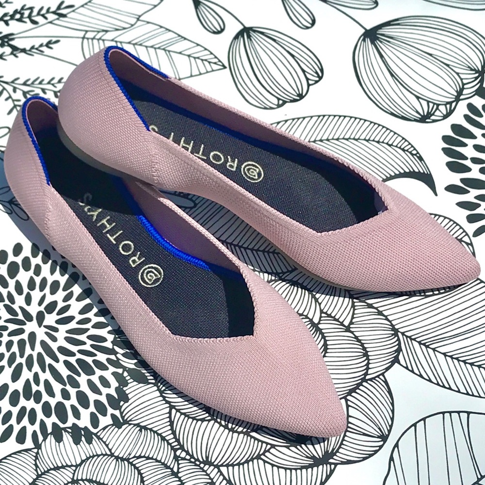 ROTHY’S 🌸 PETAL PiNK points. Size 10.5 NEW